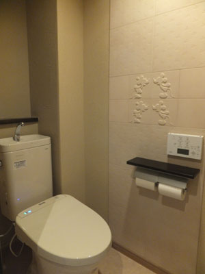 トイレがディズニーの空間に トイレがディズニーの空間に